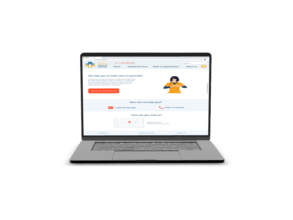Website Mock-up image